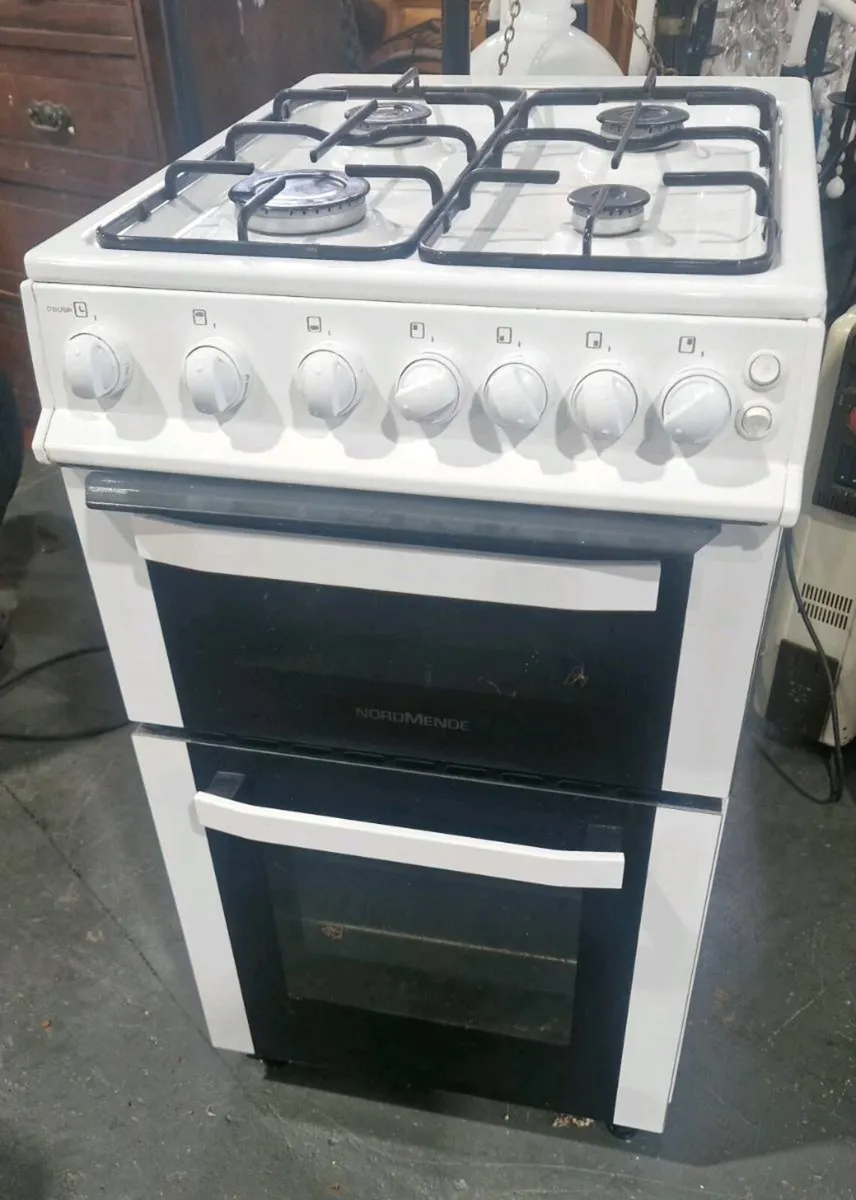 Nordmende 50cm white gas cooker