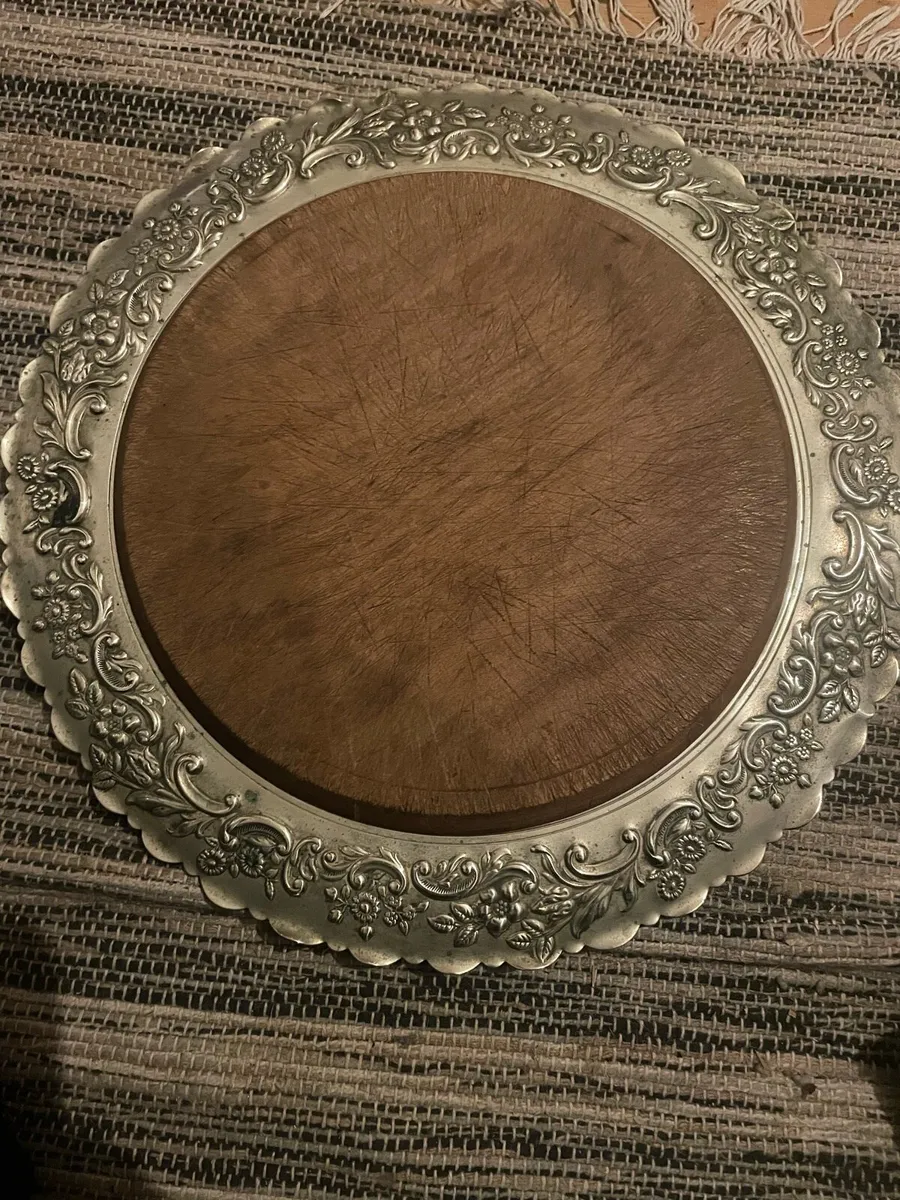 Vintage silver plated tray - Image 1