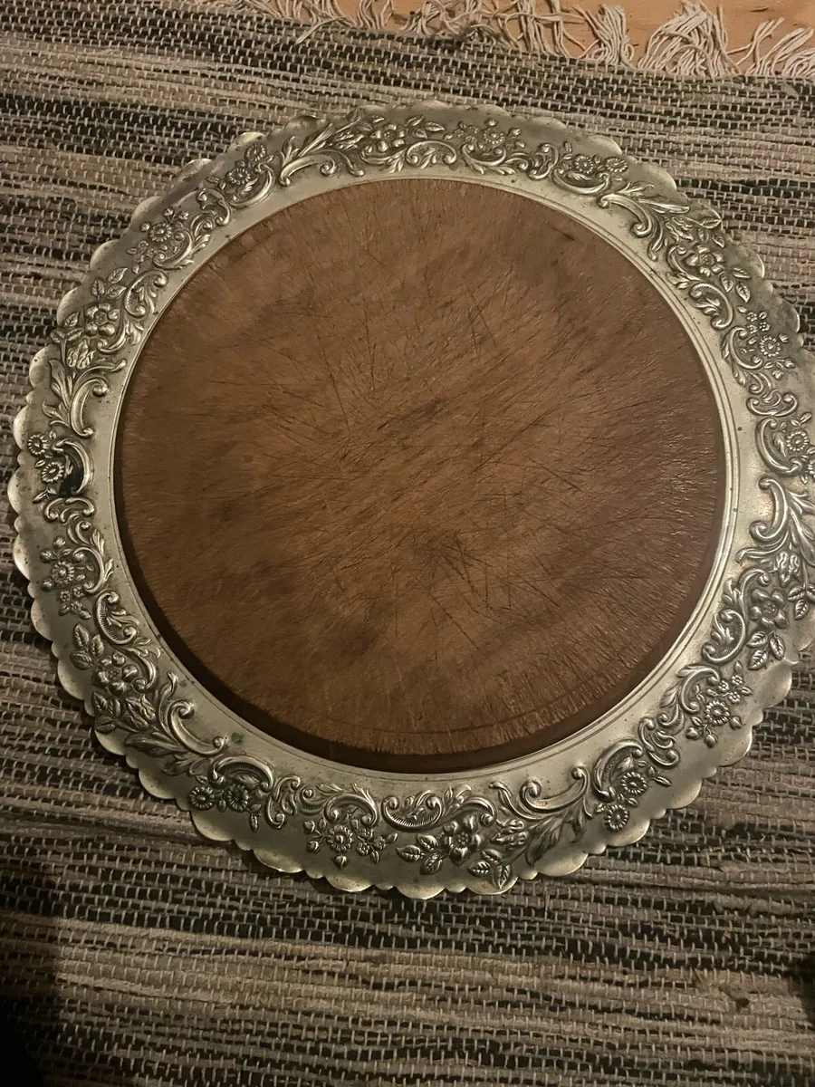 Vintage silver plated tray - Image 2