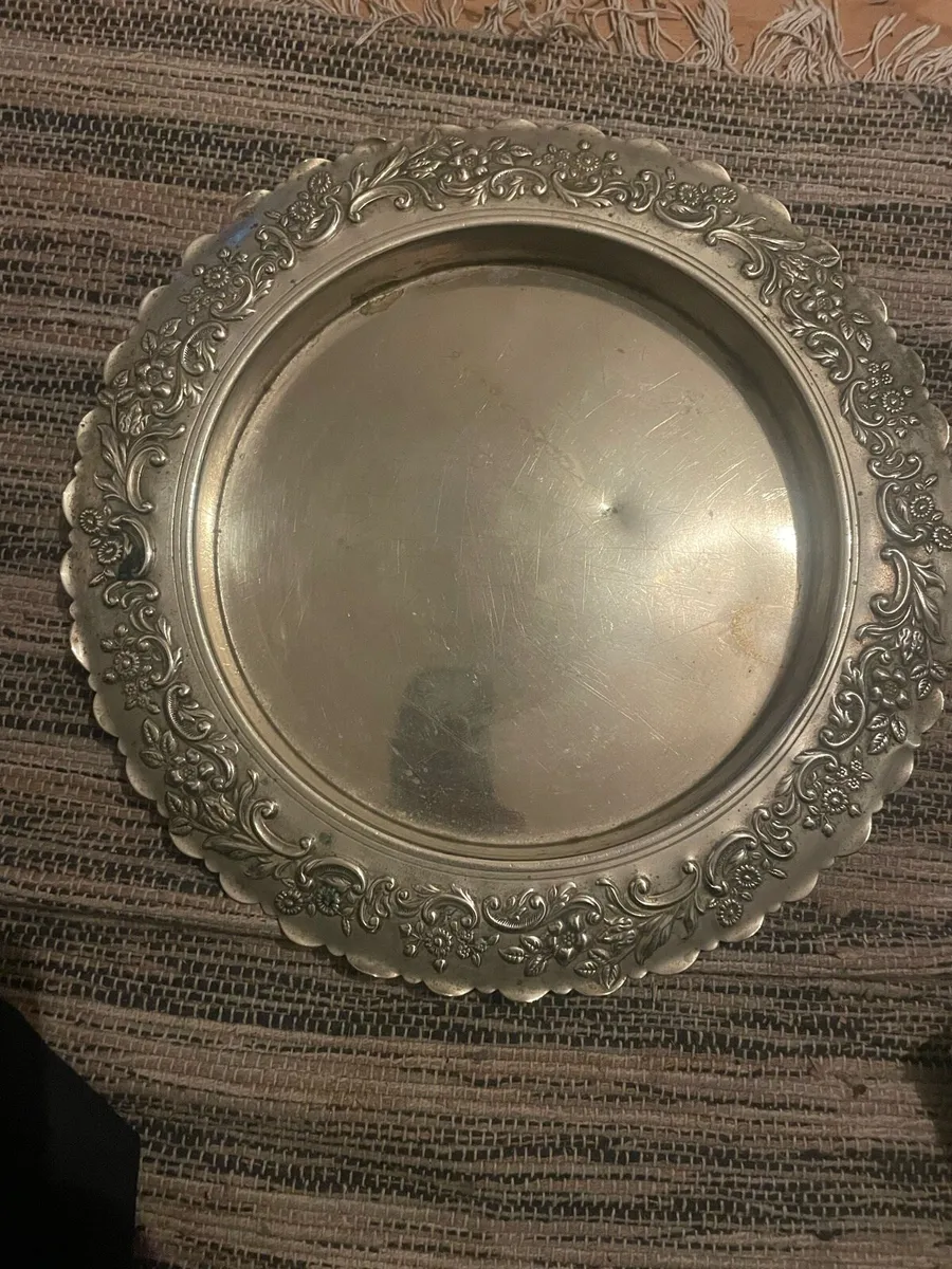 Vintage silver plated tray - Image 4