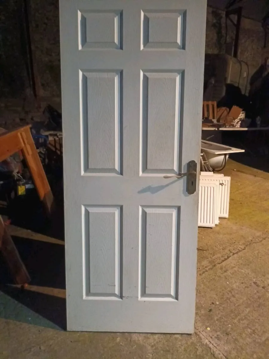White 6 panel doors - Image 1