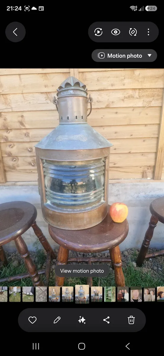Antique ships lanterns - Image 2