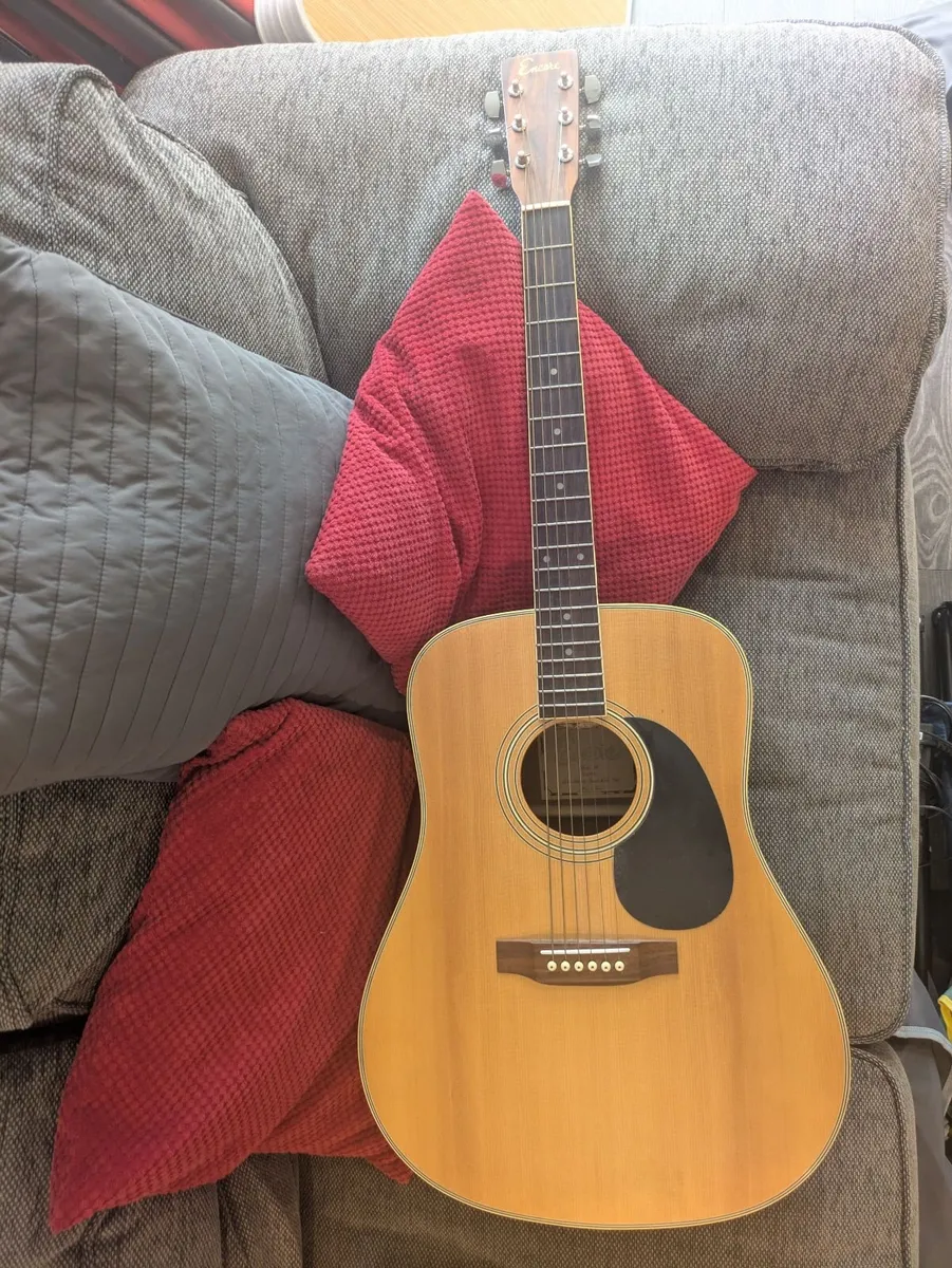 Encore Acoustic Guitar with carry bag - Image 1