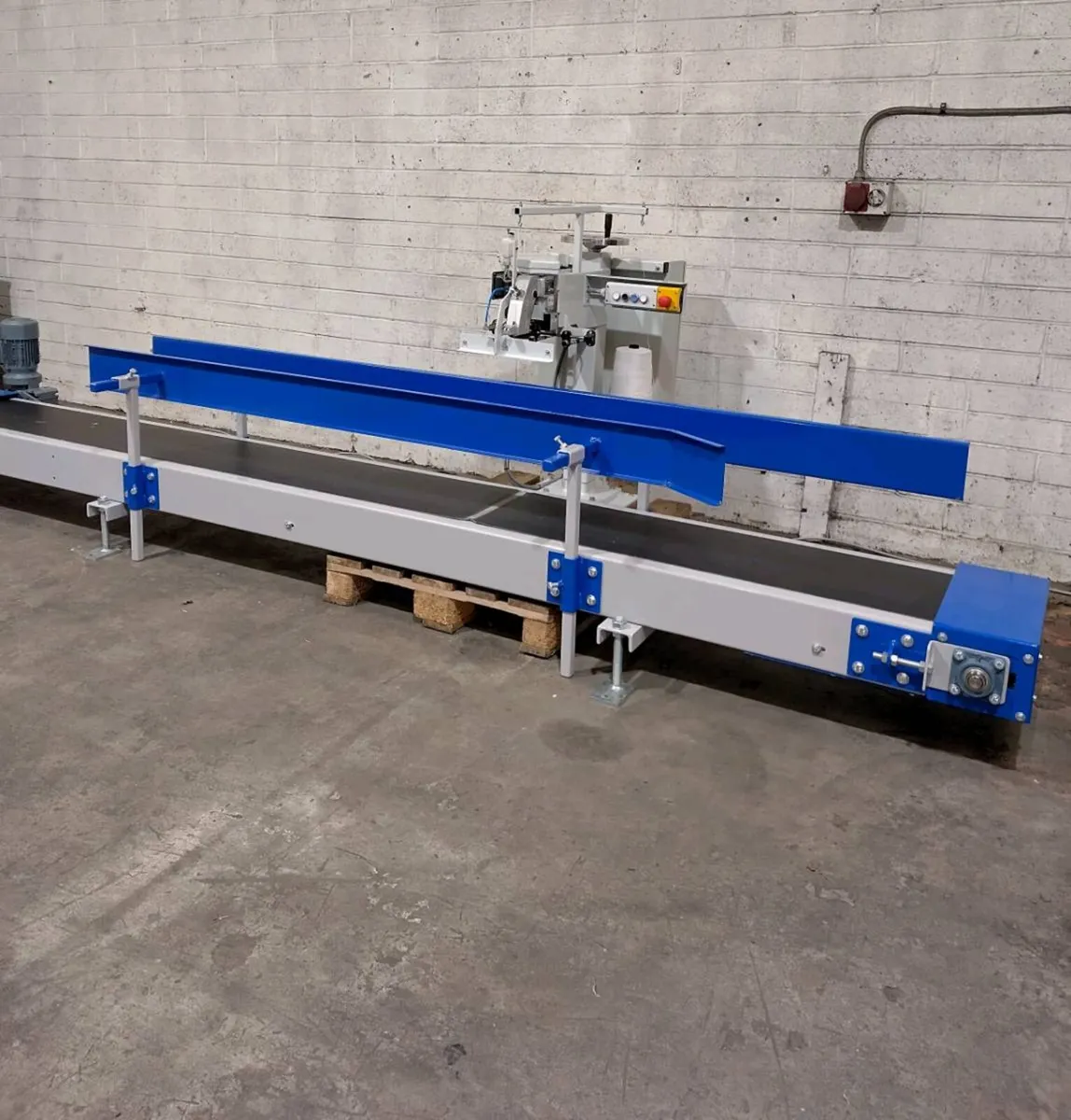Bag Stitcher & Conveyor Belt