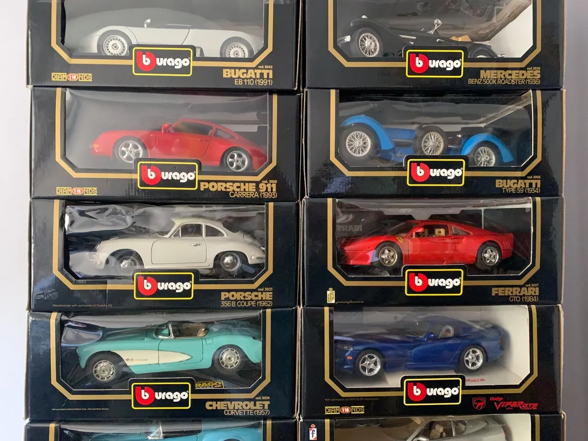 Burago Model Cars Collection - Scale 1/18 - Image 3