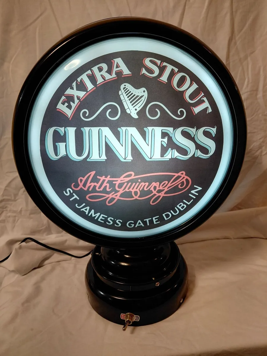 New Double Sided Rotating Guinness Advert Light - Image 4