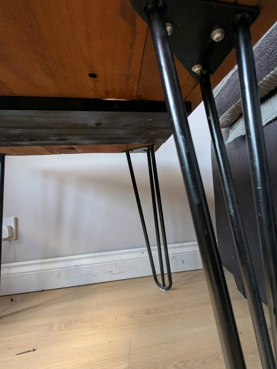 Acacia Wood Side Table - Image 2
