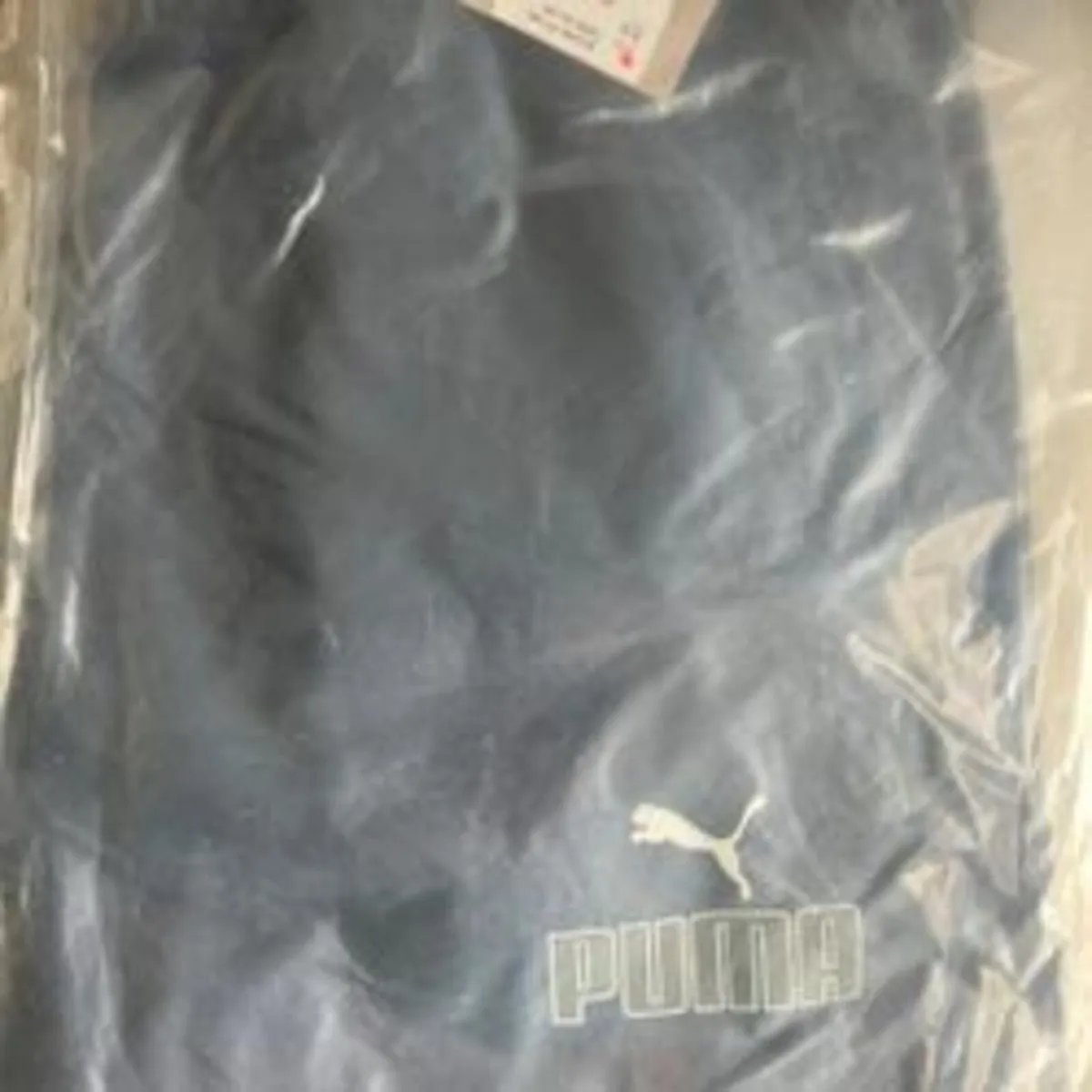 Puma Grey & Navy Joggers (Men's size S) - Image 3