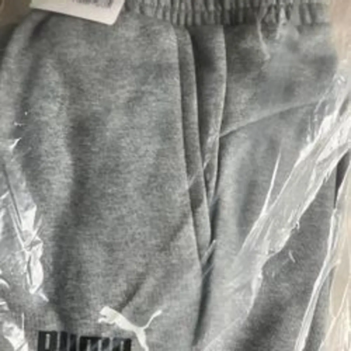 Puma Grey & Navy Joggers (Men's size S) - Image 4
