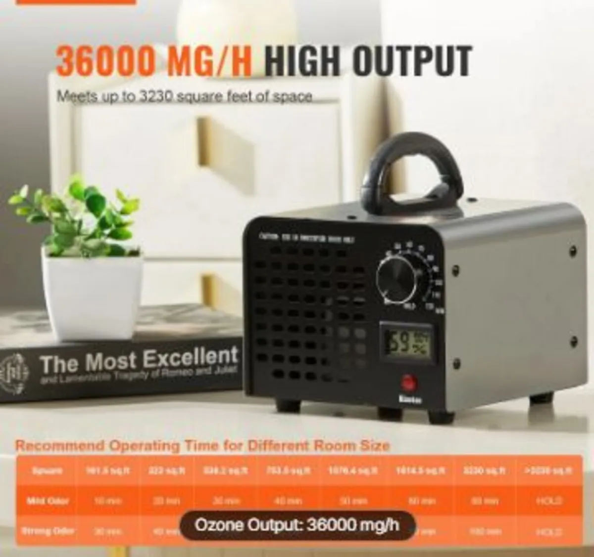 Ozone Generator 36000mg/h Ozone Machine - Image 2