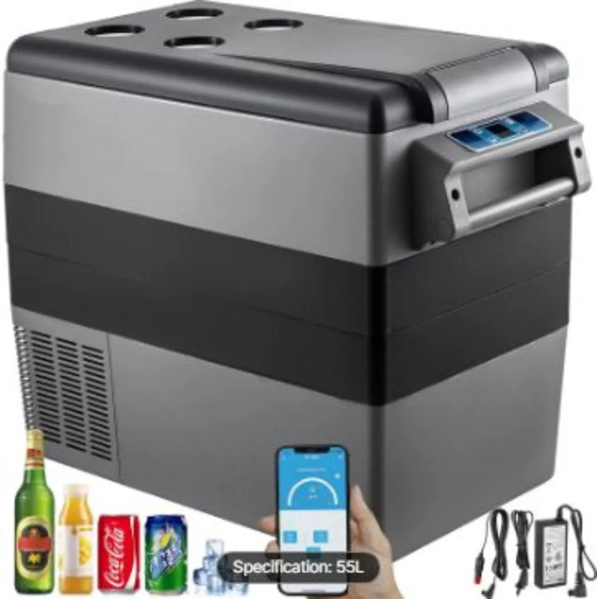 Portable Cool Box 55L Car Fridge 220 V - Image 1