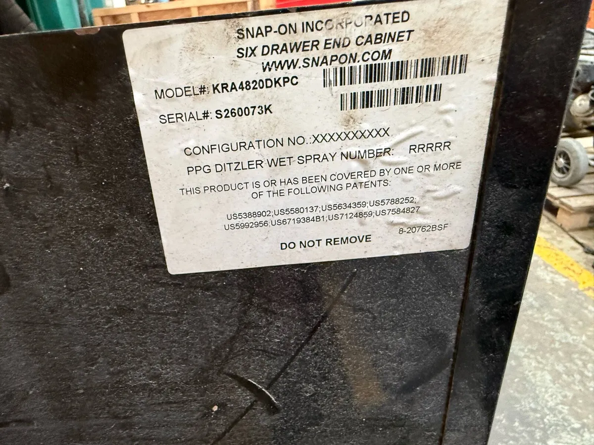 Snap on tool box for sale - Image 3