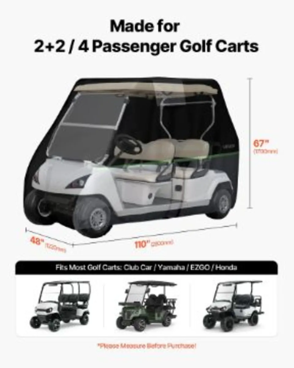Golf Cart Cover, Full Coverage - Image 2