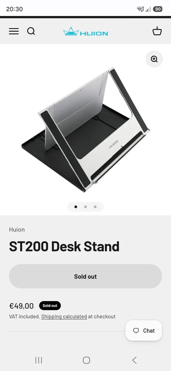 Adjustable Tablet/Laptop Desk Stand - Brand New - Image 3