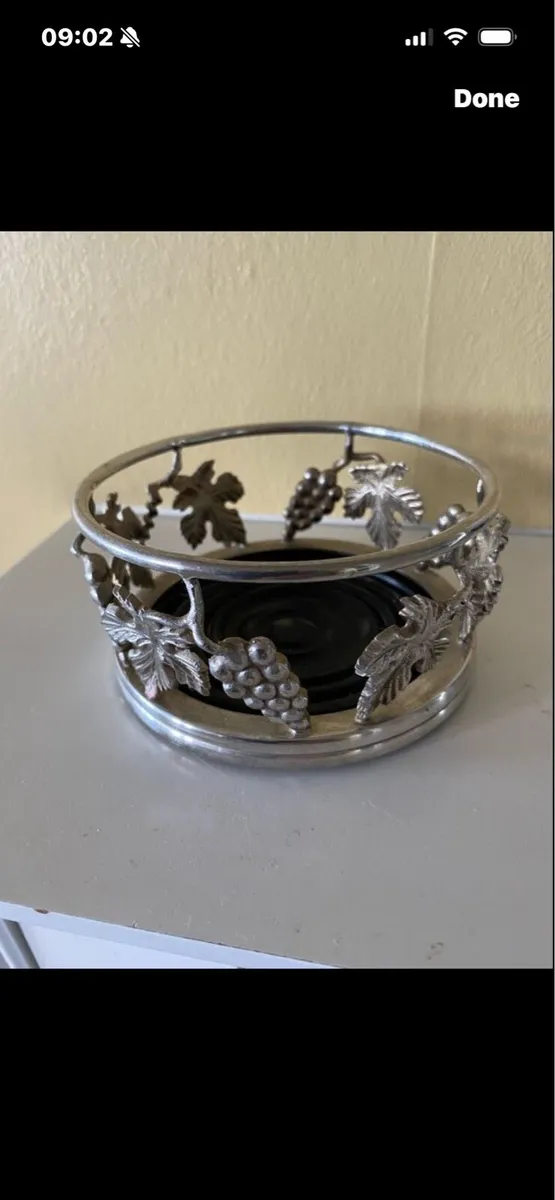 Vintage Wine Bottle Coaster - Image 1
