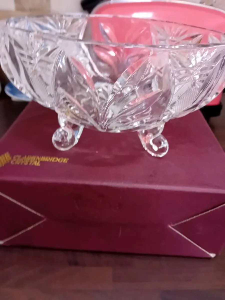 CRYSTAL BOWL NEW BOXED - Image 1