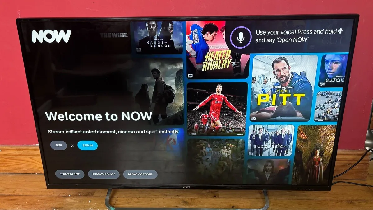 42” JVC TV with NowTV smart stick - Image 3