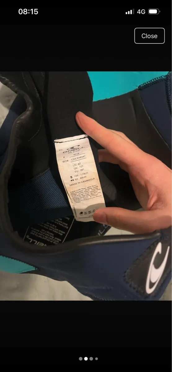 O Neill Wetsuit - Image 2