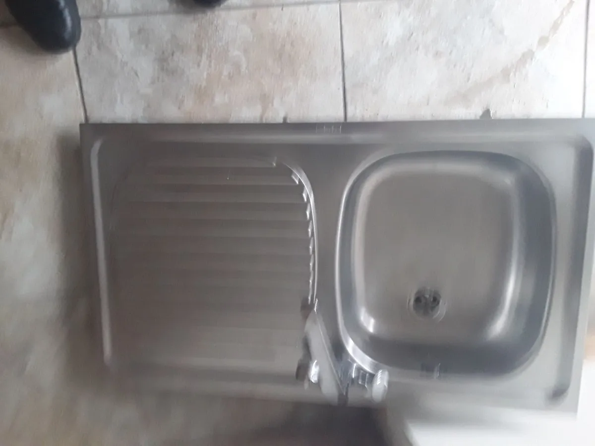 Right hand stainless steel sink mixed taps - Image 4