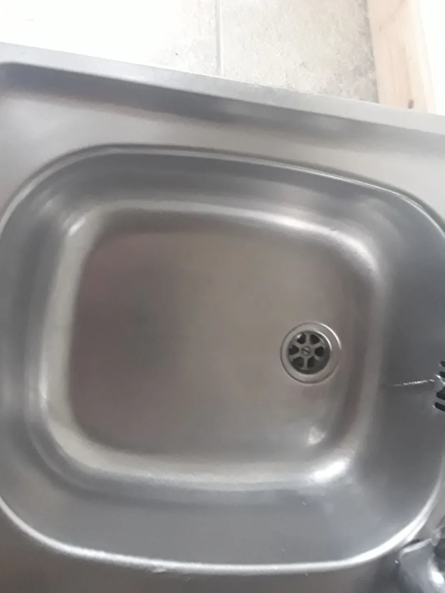 Right hand stainless steel sink mixed taps - Image 3
