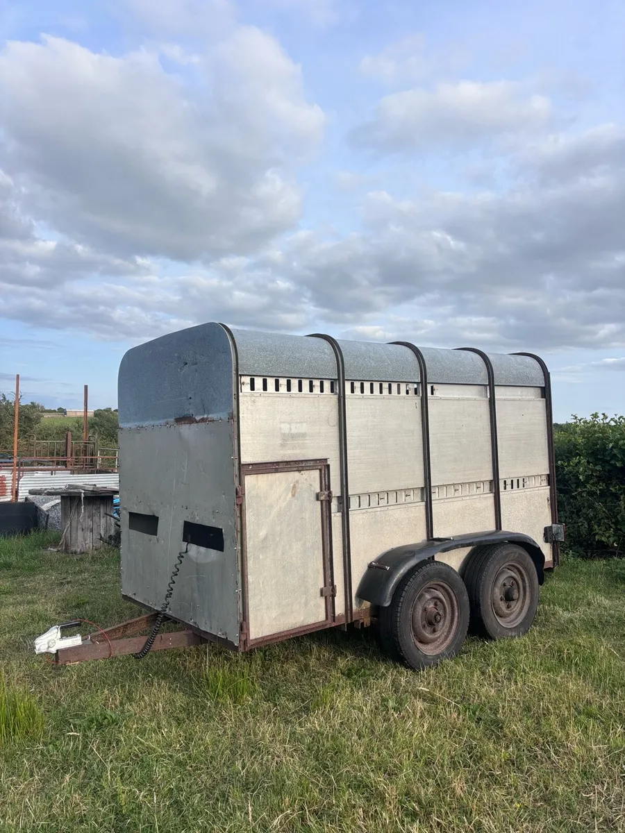 10x5 livestock trailer - Image 1