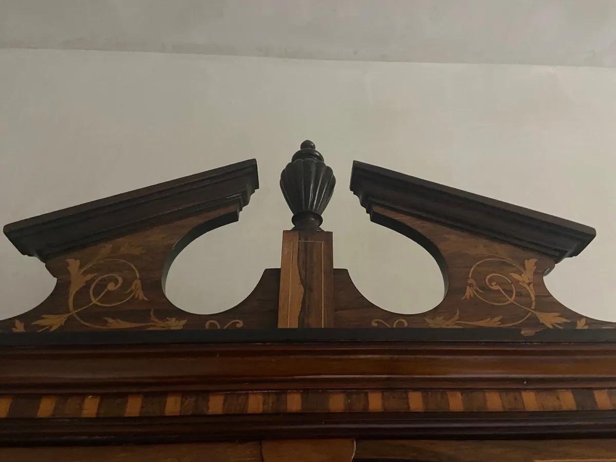 Early 1900 Sheraton Bookcase cabinet - Image 4
