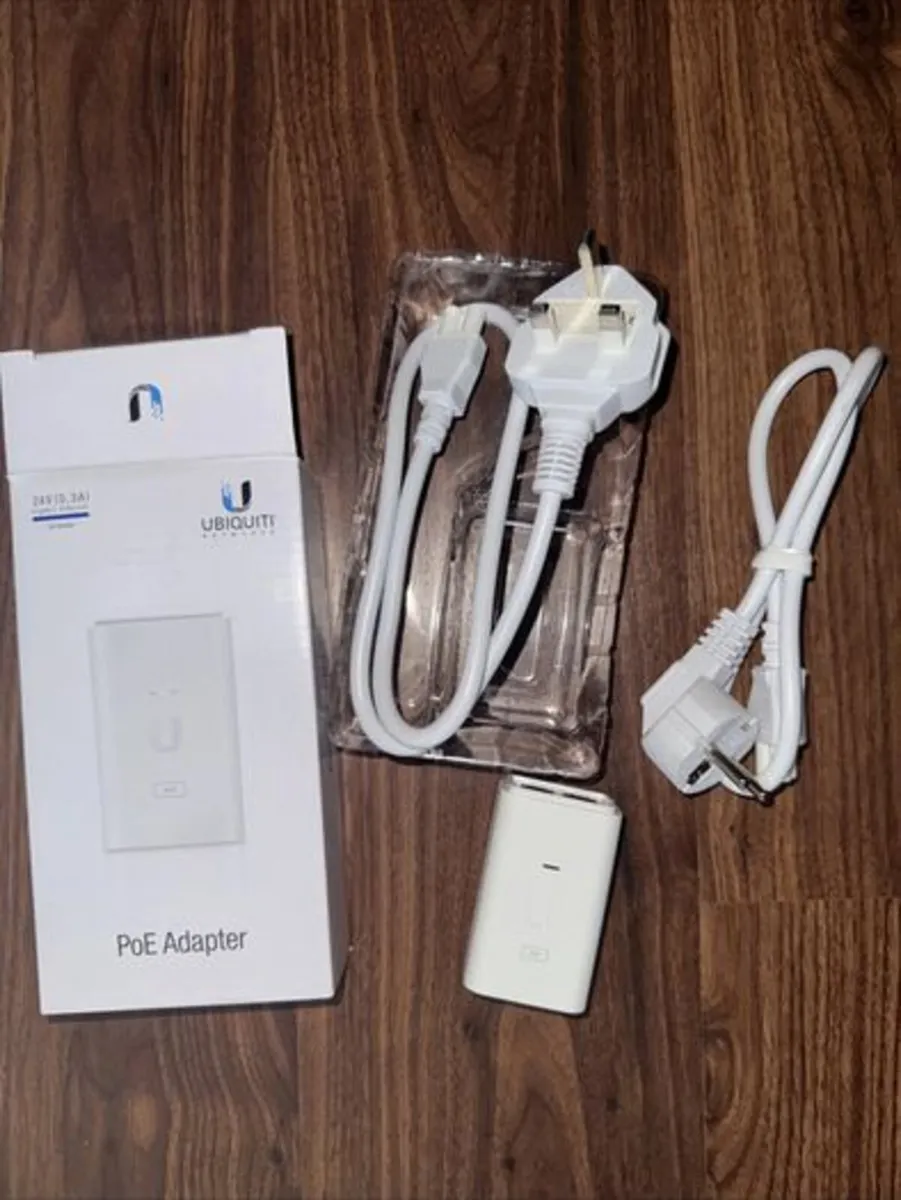 Ubiquiti PoE 24V 0.5A POE-24-12W-WH - 2 Available - Image 1