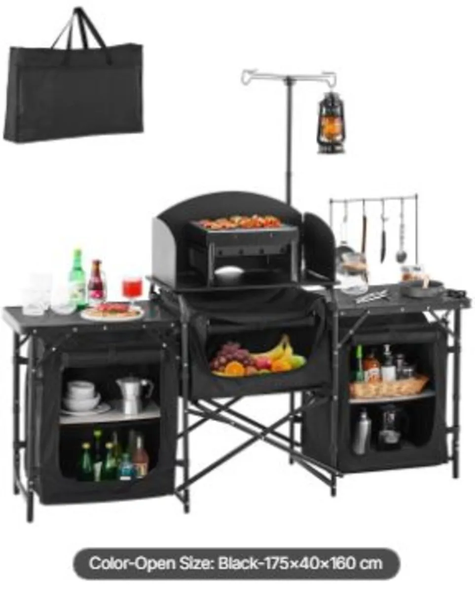 Camping Kitchen Table, Outdoor - Image 3