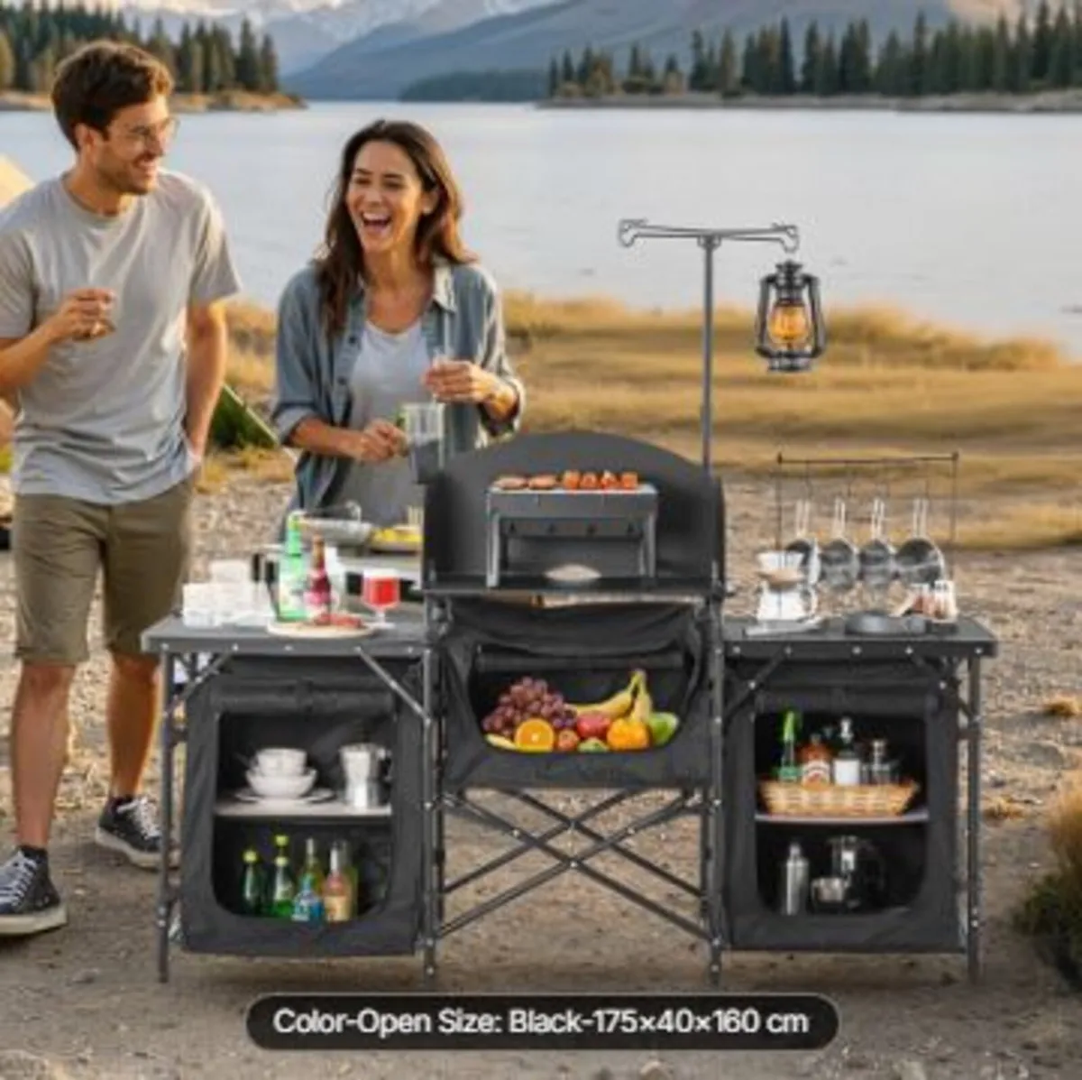 Camping Kitchen Table, Outdoor - Image 4