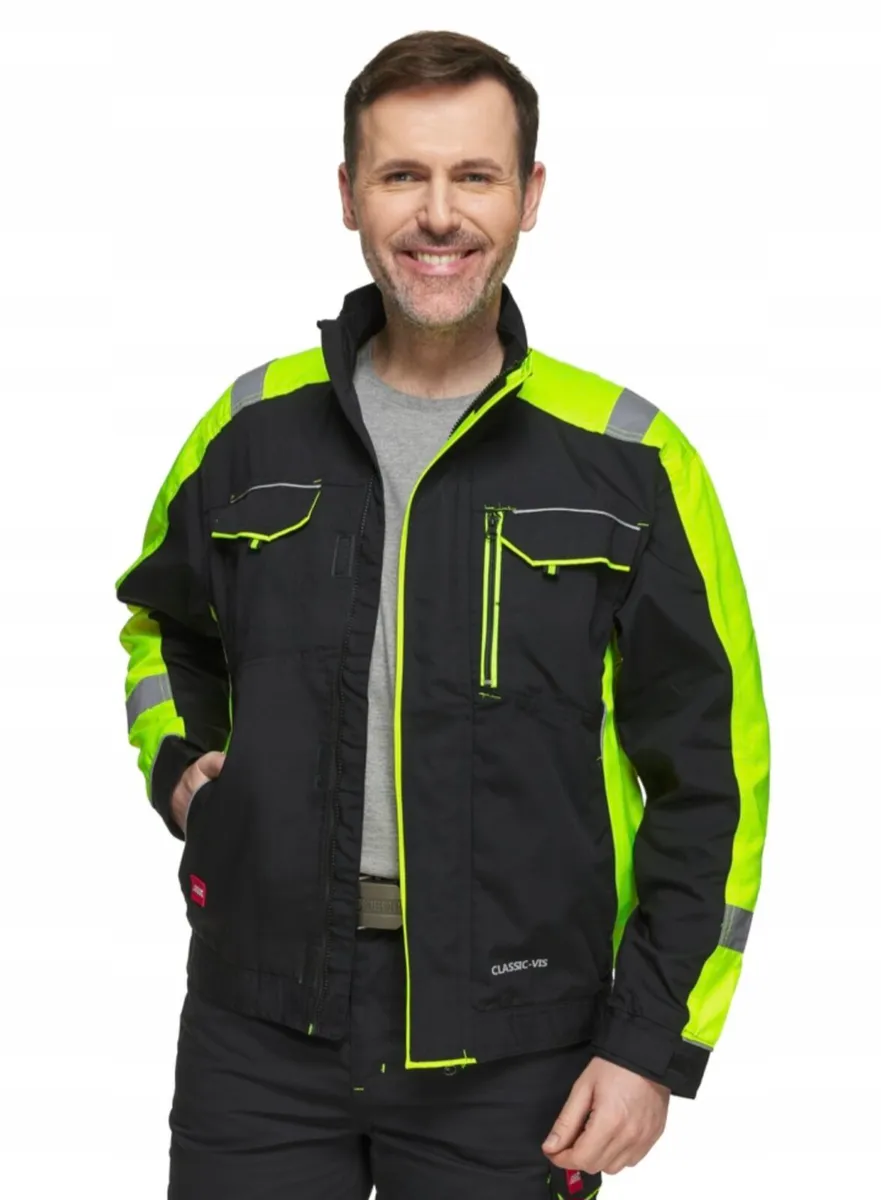 Hi-Vis Classic-VIS Work Jacket – Premium Safety - Image 2