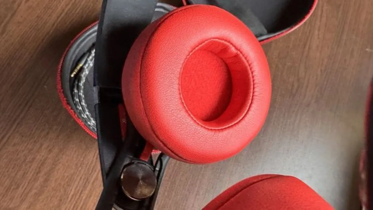Beats Mixr Dr Dre Monster Headphones Black/Red - Image 3