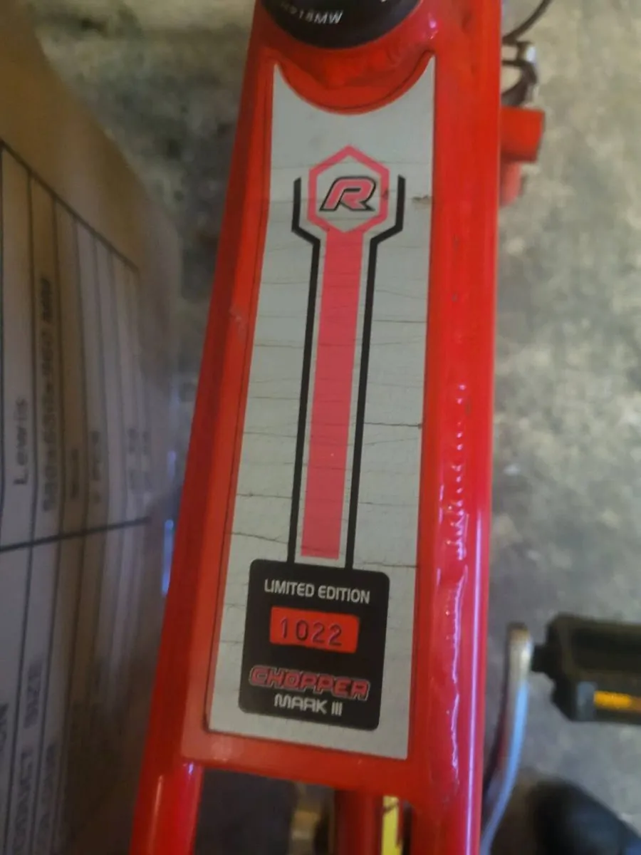 MK 3 RALEIGH CHOPPER MINT RED - Image 4