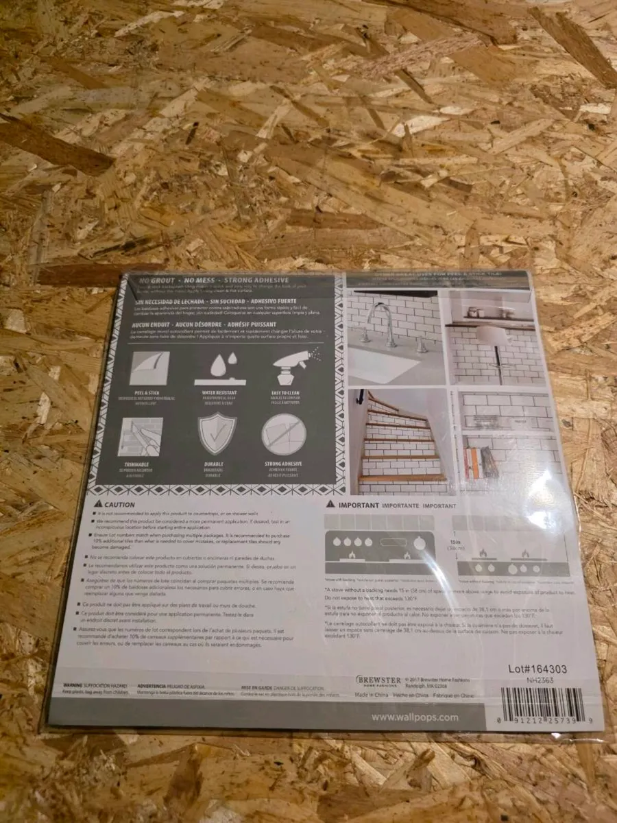 Subway Peel & Stick Backsplash Tiles - 4 Packs - Image 3