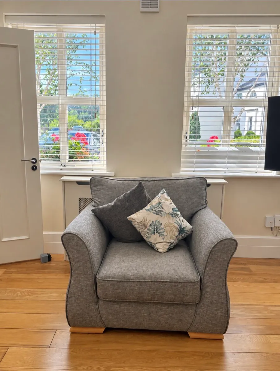 Grey Armchair - Excellent condition