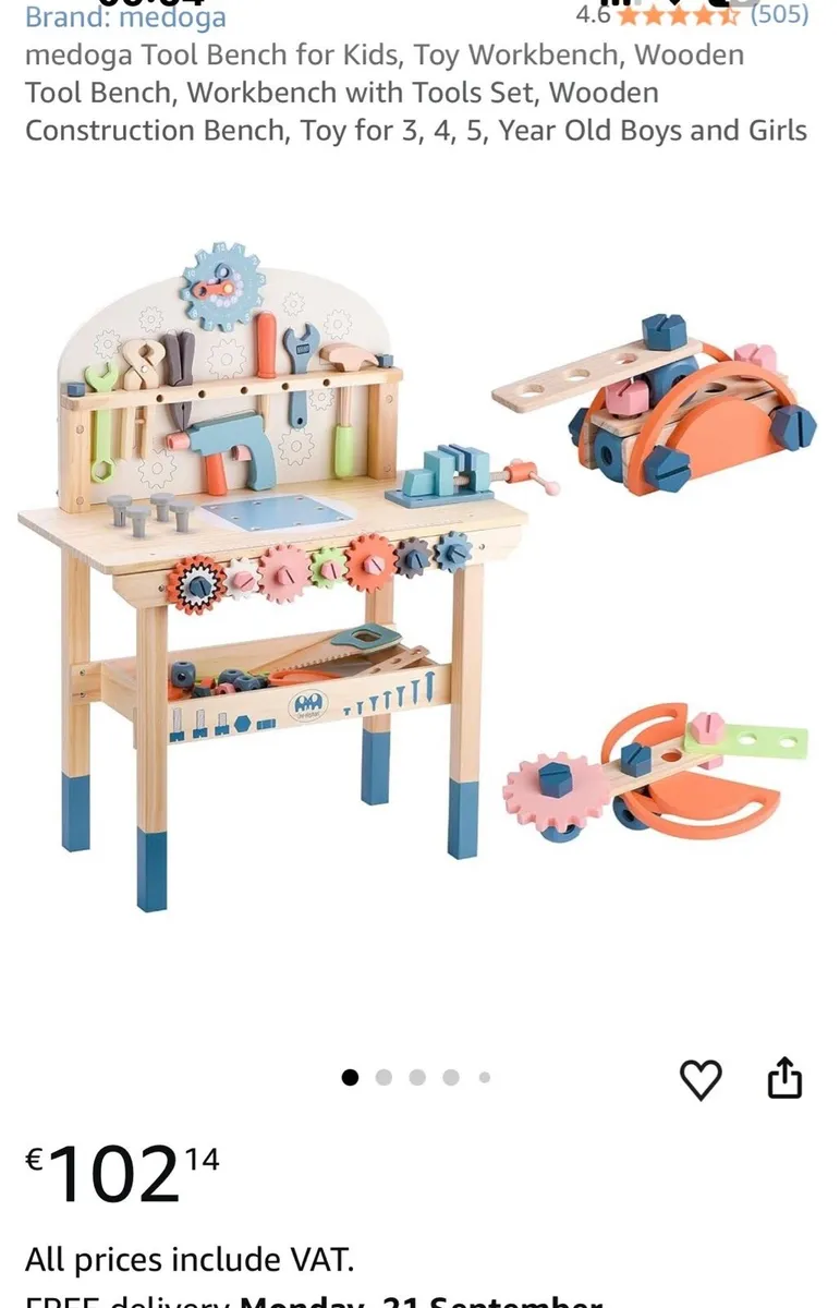 Kids tool workbench toy - Image 3