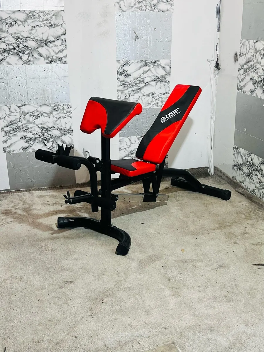 LATGE OLYMPIC USF WEIGHT BENCH - Image 1
