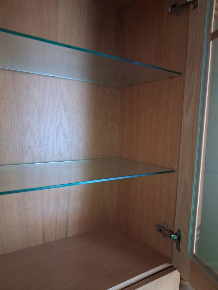Custom Made Solid Oak Dresser / Display Cabinet - Image 3