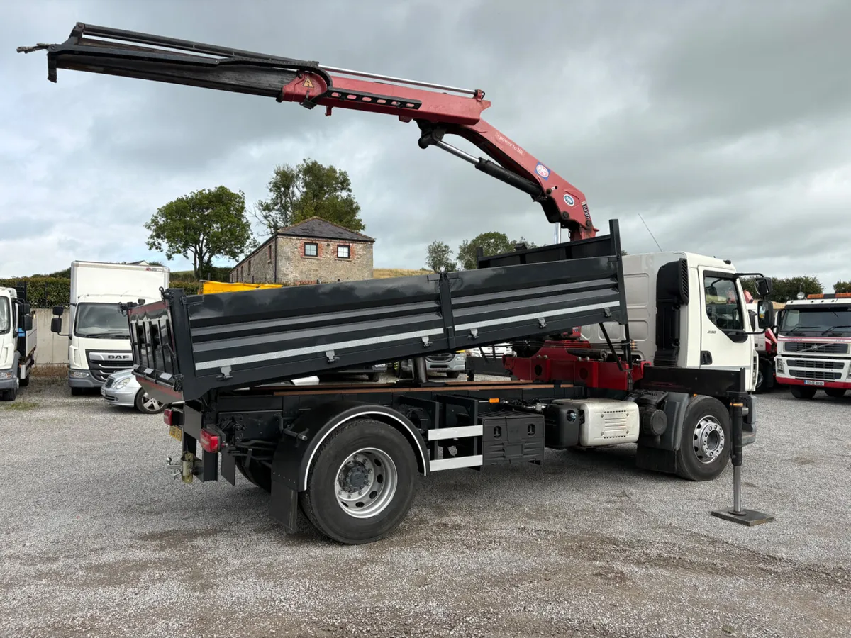 2019 DAF LF 230 18Ton Tipper & Crane - Image 3