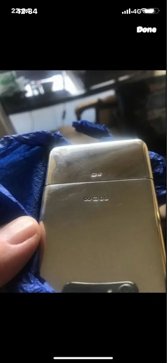 Solid Silver Business Card Holder - Image 2