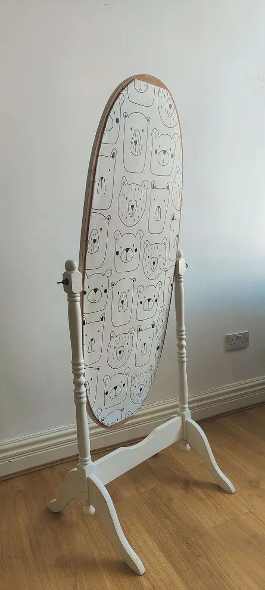 Oval Full Length Floor Mirror Freestanding - Image 2