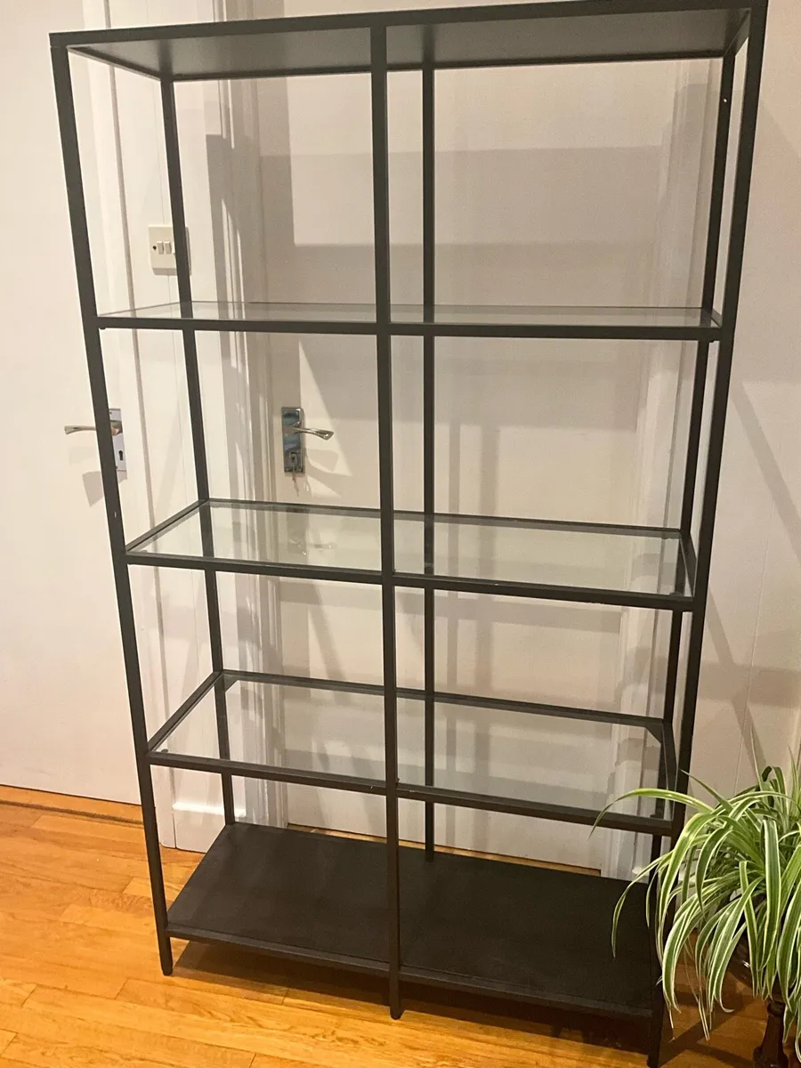 Spacious Double Size Glass Bookcase/Display Shelf - Image 3