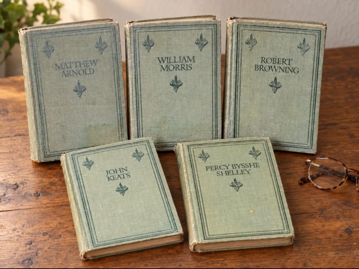Vintage Thomas Nelson Poetry Books – Matching Set - Image 1
