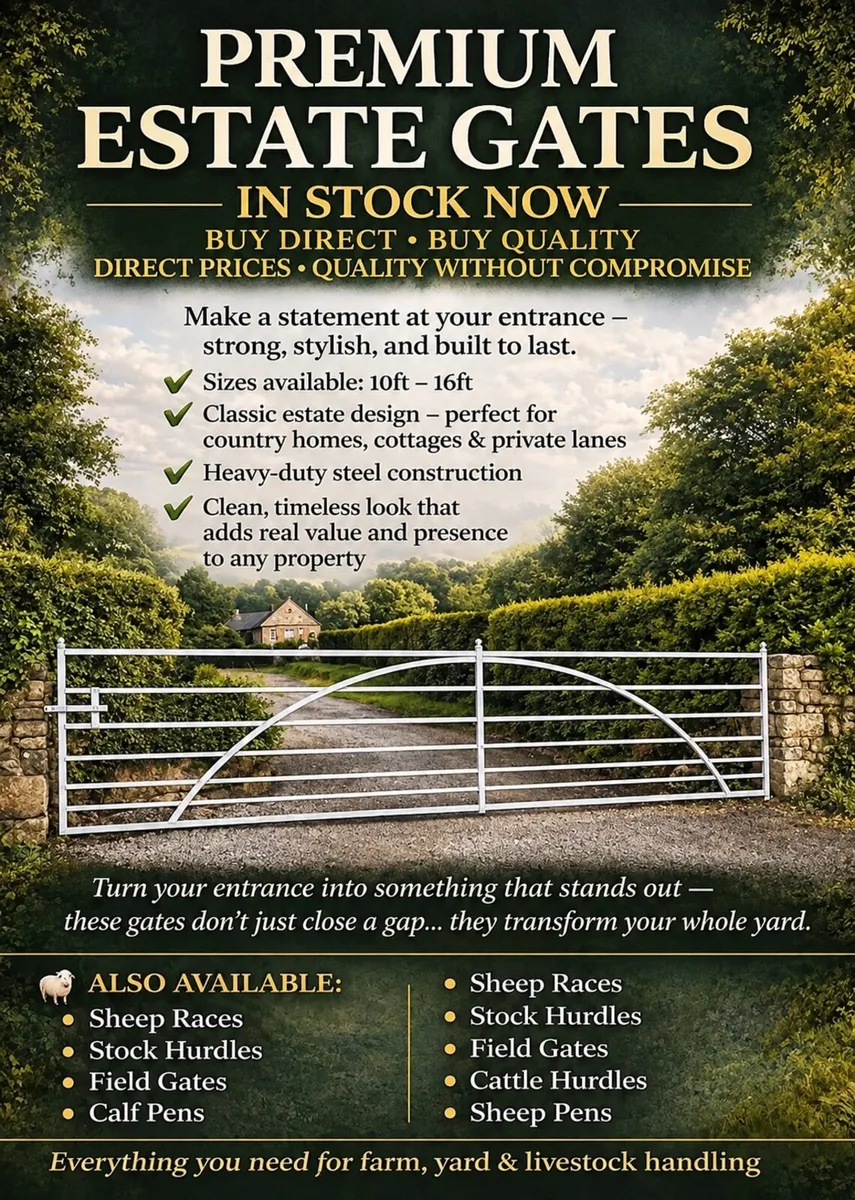 Farm style estate gates - Image 1