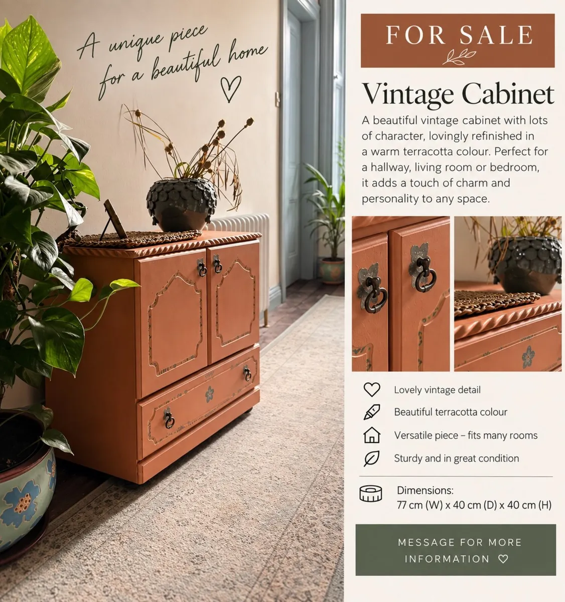 Hand painted furniture - Image 1