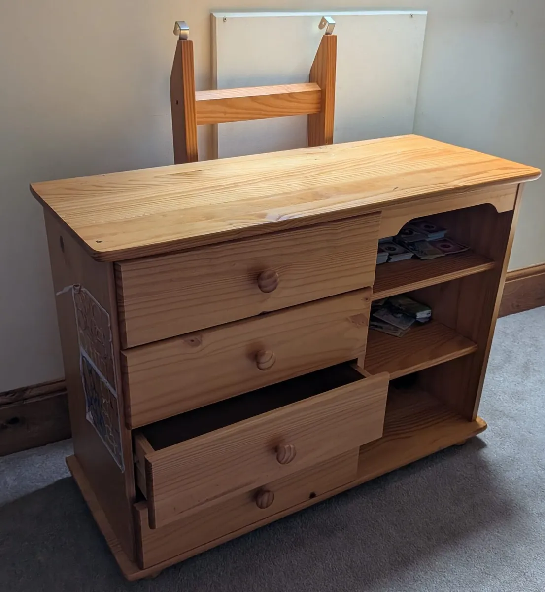Child's mid height bed and desk combo - Image 2