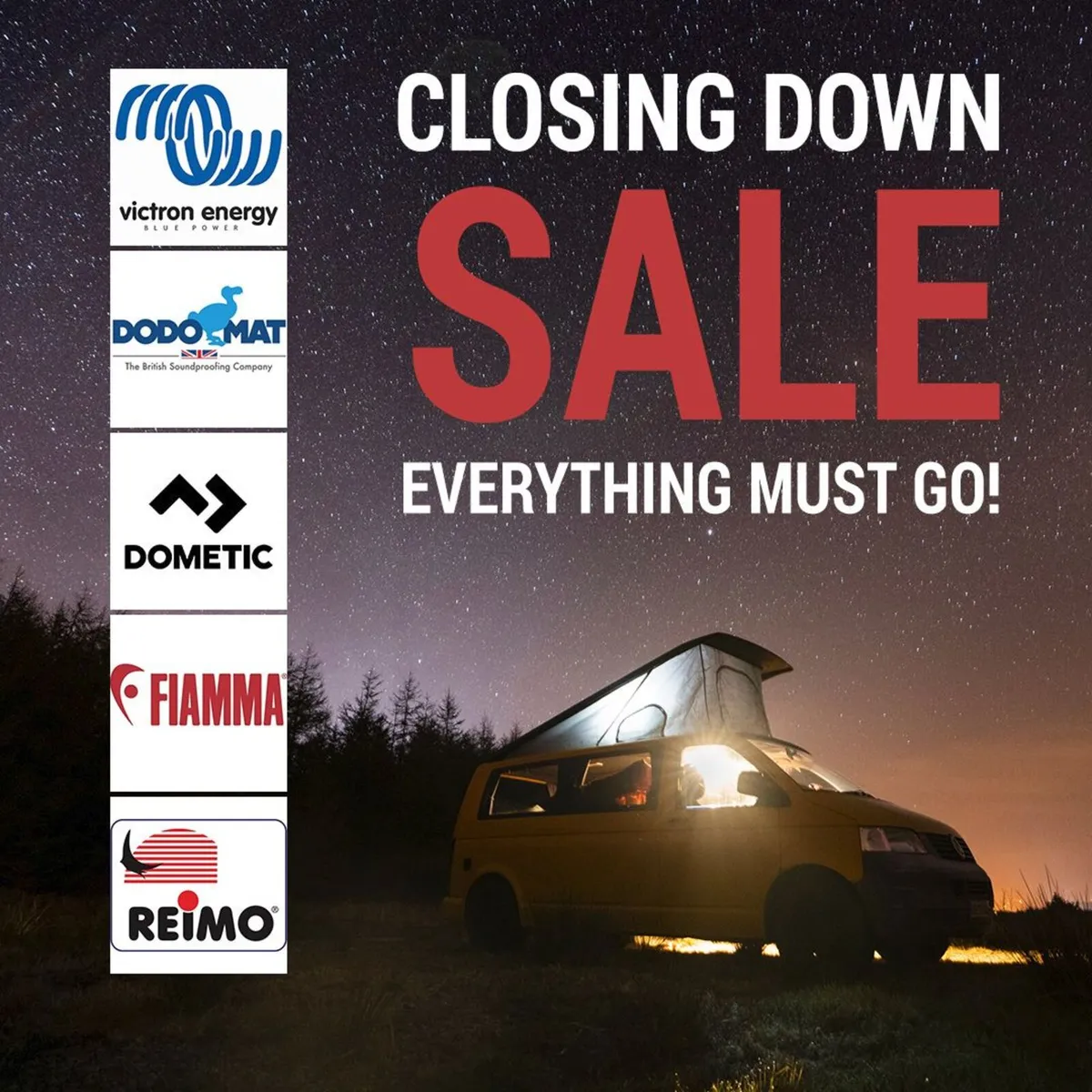 Camper Conversion Parts CLEARANCE SALE - Image 1