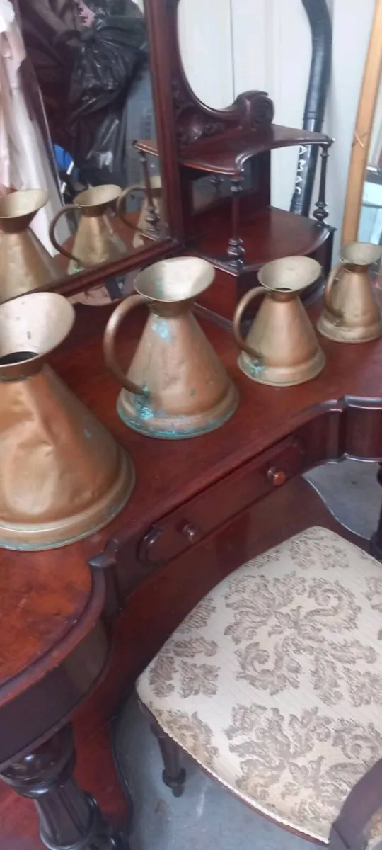 4 copper jugs - Image 1