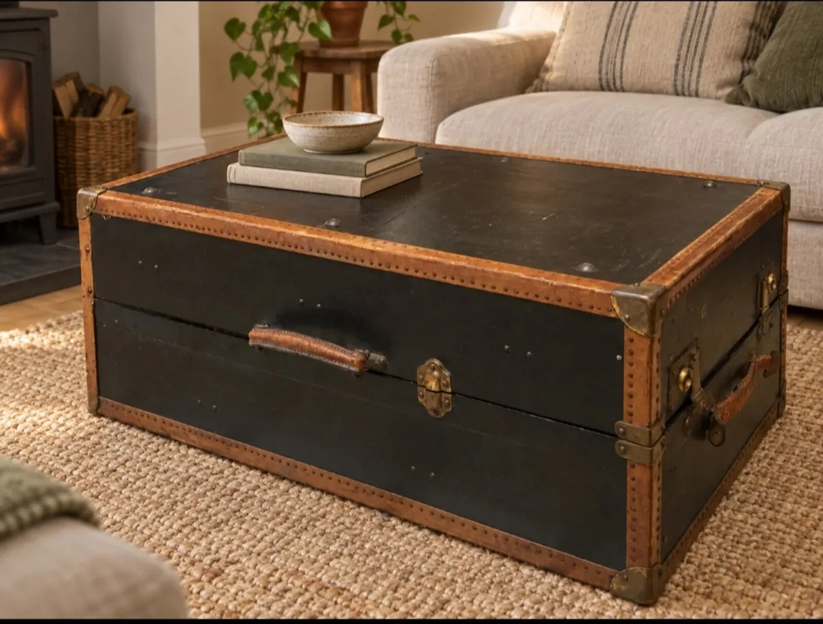 Vintage Steamer Trunk - Image 1