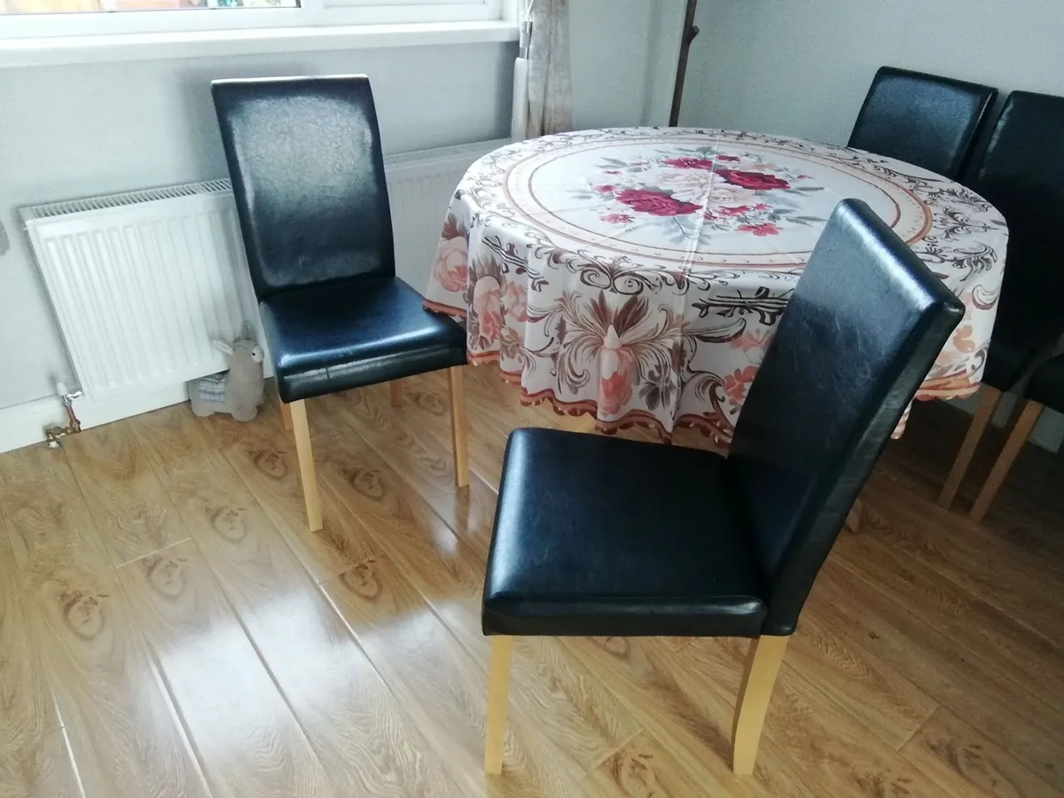 6 Dining room chairs - Image 2