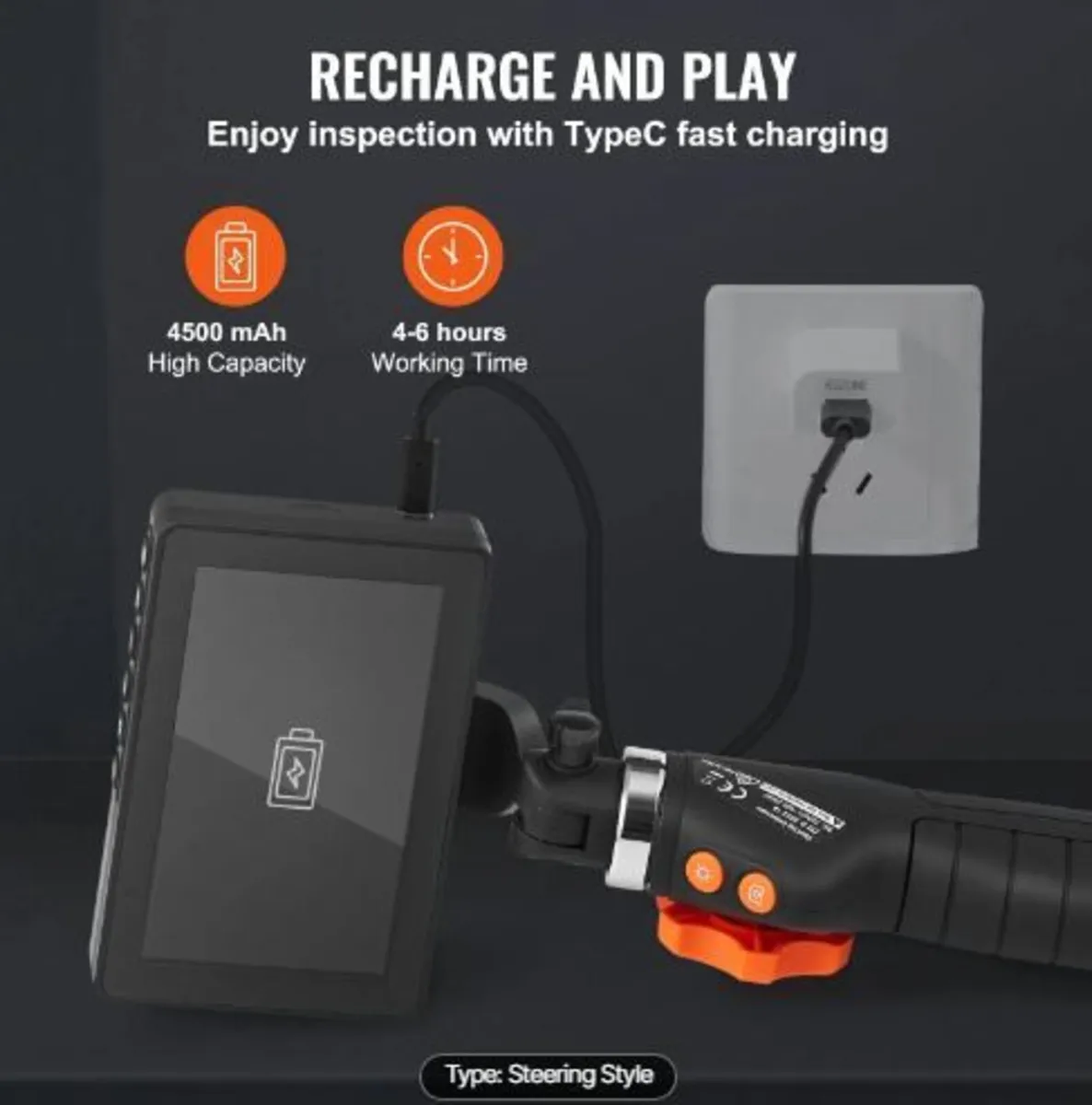 Articulating Borescope Camera with Light - Image 1